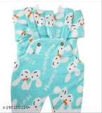 Wool dungree set for baby boys & girls with printed net pattern. Size options: 0-3 months, 0-6 months, 3-6 months. Made in India