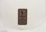 White Ediko brand adjustable cotton baseball cap for men and boys, featuring logo pattern