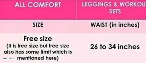 Striped cotton blend workout jeggings, free size, made in India