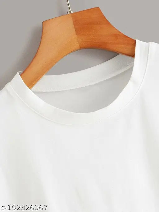 Cotton round neck Queen t-shirt for women/girls, graphic prints in regular fit with short sleeves