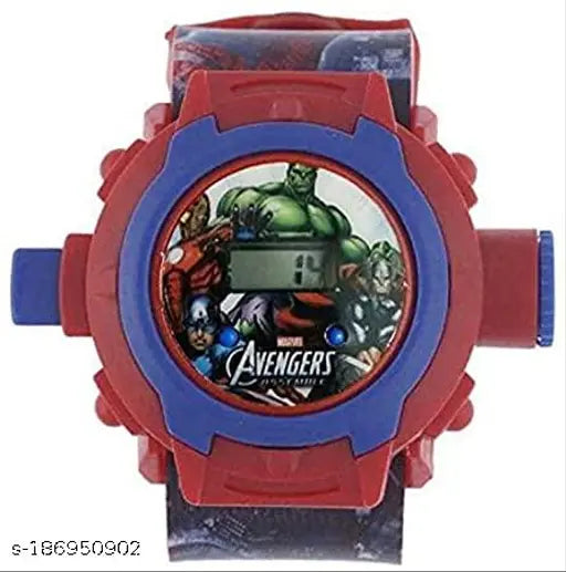 Avengers projector with 10 superhero images, battery operated, children's toy