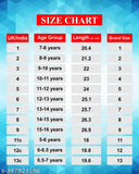 Size Chart: Children's Sandals - UK / INDIA / US / EUROPE sizes