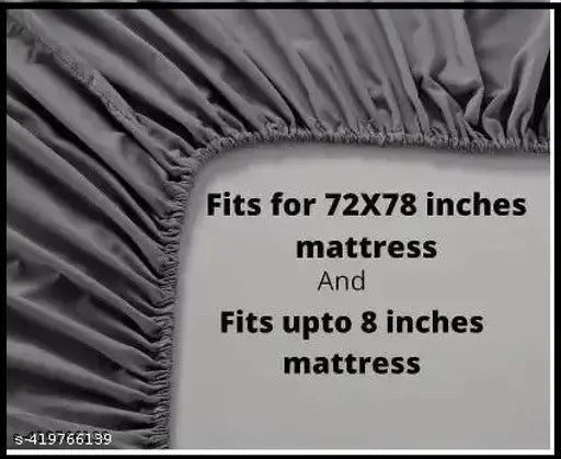 Blue double bed premium cotton elastic fitted sheets with 2 king-size pillow covers, 180 TC supersoft, botanical print