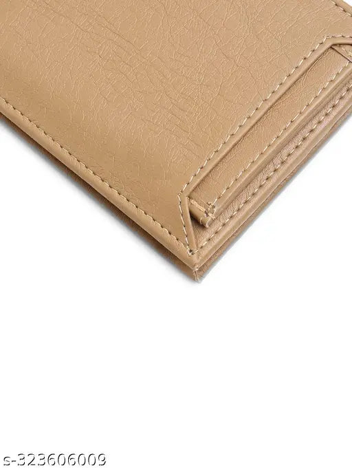 High-quality leather men's wallet, small size with 2 compartments, perfect gift for men