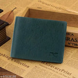 Brown PU leather trendy men's wallet, multiple compartments for evening party travel use - designer wallet in gift box