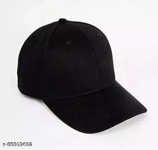 Trendy solid cotton baseball cap pack for men and women, comfortable style from India