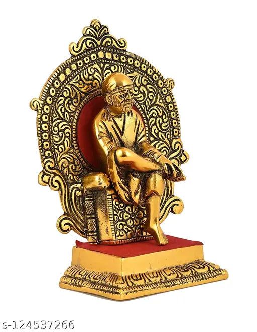 Sai Baba oxide metal idol for home decor, 2.5x3.5x6.5 inches, ideal Vastu product, perfect for gifting