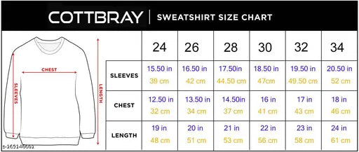 Multicolor pack of 2 printed full sleeves cotton blend round neck sweatshirts for kids (3-8 years), warm and stylish winter wear