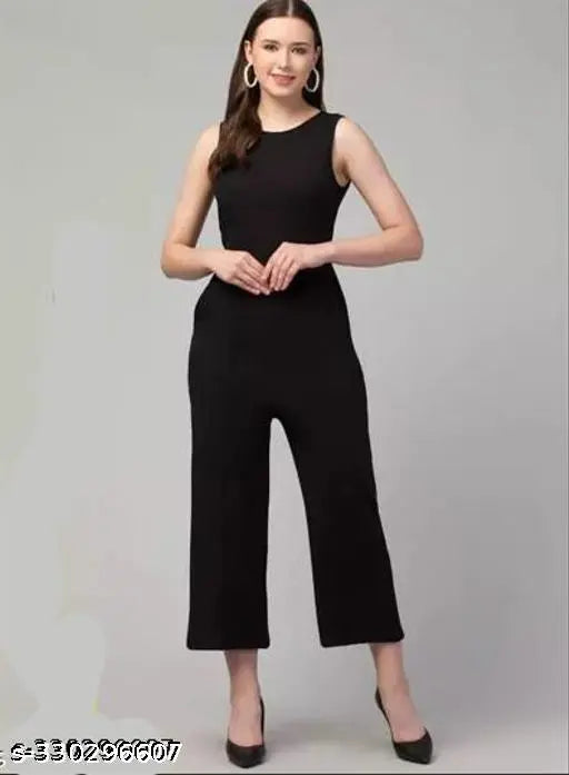 Green cotton blend sleeveless jumpsuit by RM FASHION, eco-friendly street style wardrobe essential