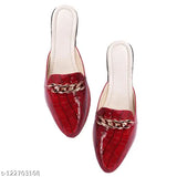 Synthetic cherry embellished flats for girls & women, slip-on style - Strasse Paris footwear