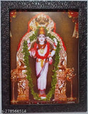 Synthetic resin, 9x12 inch Indian indoor photo frame featuring Sri Vasavi Kanyaka Parameshwari Vasavi Mata