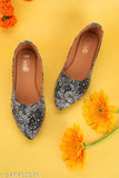 Synthetic animal print ballerinas for women's party wear - Drip Cross Bellie Shoes