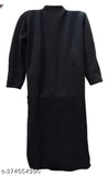 Garam black full-length coat
