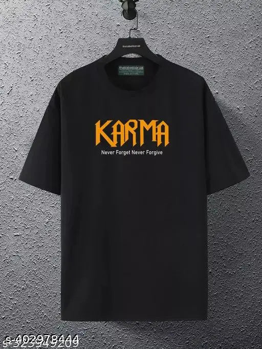 Oversize men's cotton half-sleeve gym t-shirt, thin and super soft fabric - printed design, M/L/XL sizes available