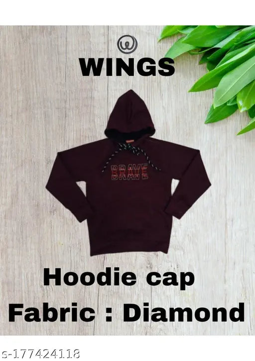 Cotton blend printed sweatshirt for boys, flawsome fancy boys logo on front, long sleeves, sizes 6-7 years to 13-14 years Main image