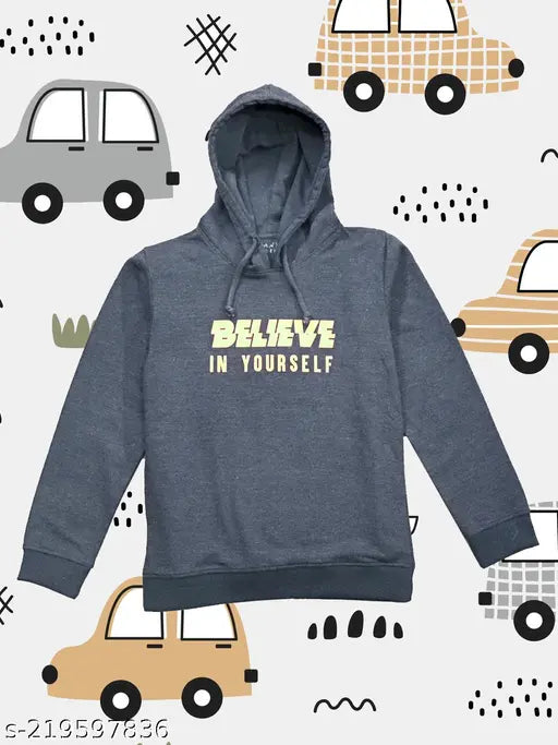 Harbor N Bay Boy's Hooded Neck Full Sleeves Printed Sweatshirt