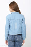 Women's denim jackets, mid-rise fit, Indian made