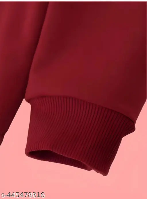 Full Sleeve Baby Boys & Baby Girls Cotton Sweatshirt (Maroon& Blue) Pack of-2