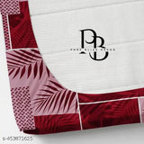 Premium cotton blend, elastic king-size fitted bedsheet with 2 pillow covers in botanical floral pattern. Ideal for summer, adult use, size 72x78 +9 inches. Made in India