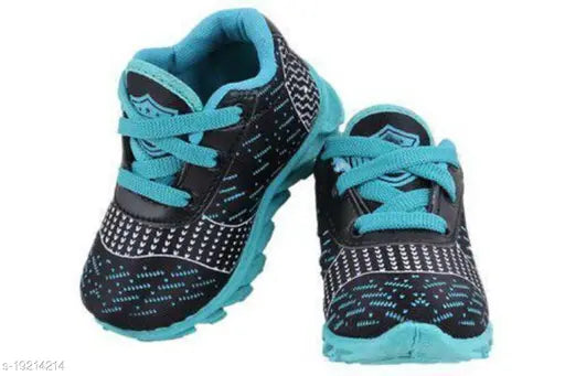 Black and blue slip on casual sneakers