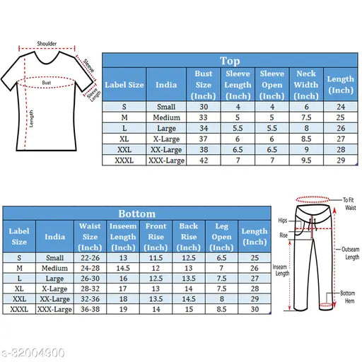 Happy Rani cotton print pajama night suit set in Pink and Different Tomato Red combo, perfect lounge wear for comfortable sleep