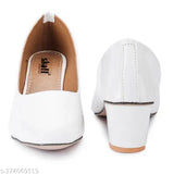 Patent leather block heel sandals, trendy bellies for women's fashionable footwear in multiple sizes. Durable and comfortable design from Zn Styles