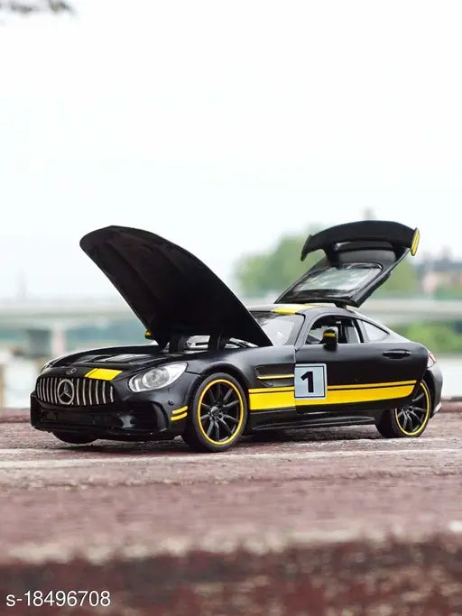 Alloy metal super sport car for kids by JMV, die-cast, openable door, light and sound feature