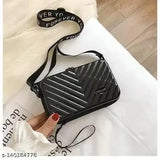 Crossbody sling purse, black with zip closure, suitable for women