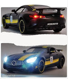 Red alloy die-cast super sport car for kids, includes light, sound, openable door, made in India