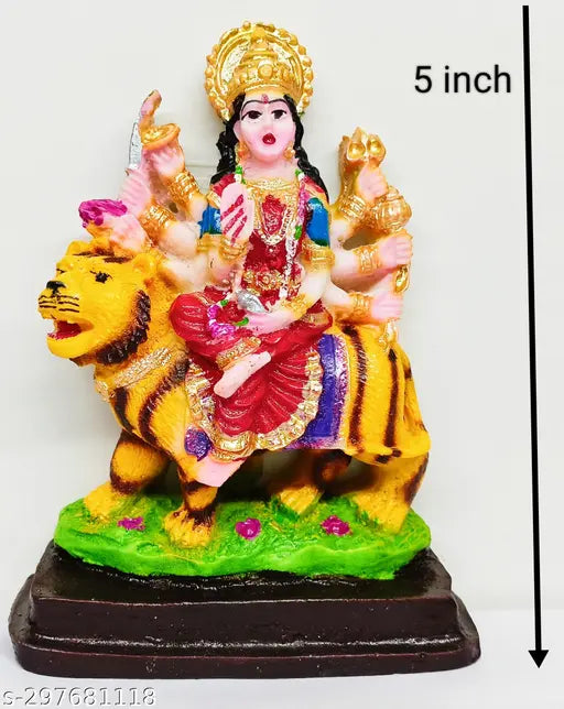 Marble Shankar Pooja Idol set, home decor 3-pack, premium quality Indian religious figurines with 3" bell included