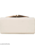 Women's white sling bag with adjustable strap