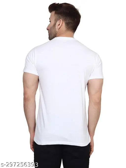 Blue polyester short sleeve printed t-shirt with 'Freefire' design, size M - Indian fashion apparel