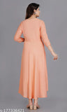 Rayon, embellished anarkali kurta, three-quarter sleeves. Indian embroidered fashion wear