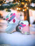 Kids' synthetic TPR LED light shoes, trendy and comfortable for parties (size: 21-24 Months)
