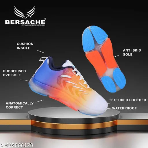 Bersache casual loafer sneakers, with added cushioning and toe cap reinforcement