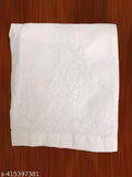 White Chikankari cotton Chikari pant for women, featuring intricate floral patterns and available in various sizes