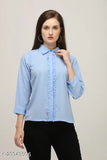 Cotton three-quarter sleeve dyed/washed women's t-shirt, stylish and graceful, size S-XL. Made in India