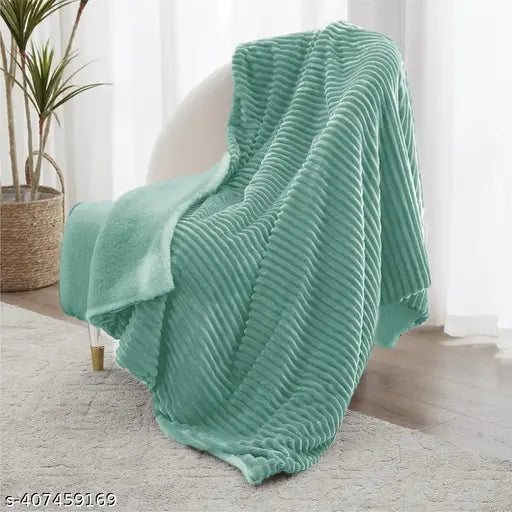 Hazydecor reversible double bed super soft flannel AC blanket, lightweight, machine washable, ultra plush material, solid color, generously sized at 50"x60", perfect for chilly nights or cozy couch use