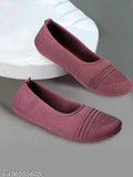 Red knit slipper, comfortable and stylish footwear