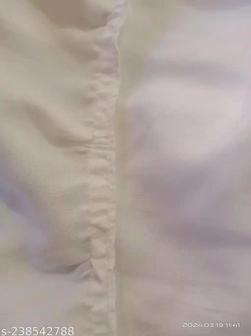 White cotton woman's mini skirt