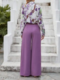 Lycra long-sleeved printed net jumpsuit for women, Urbane Feminine style from India