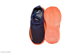 Orange and black sports shoes for kids