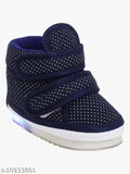 Canvas and PVC Chiu Kids LED Light Shoes with Musical Chu Chu Sound, suitable for both baby girl and boy. Size: 12-15 months (foot length size: 13 in), made in India