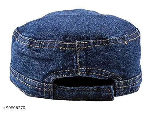 Blue cotton baseball cap and sunglasses combo pack of 2, casual outdoor accessory for men