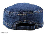 Blue cotton baseball cap and sunglasses combo pack of 2, casual outdoor accessory for men