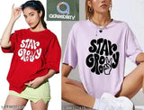 Oversized printed womens t-shirts combo, pair, style