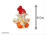 Rich, resin Ganesh Idol Murti statue for car dashboard or home pooja room, perfect Diwali decoration