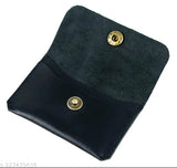 Genuine leather Hessa cardholder wallet, holds 6 cards & cash, solid design, free size (11cm x 7cm), perfect for travel or daily use