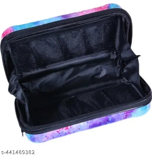 Multi-functional sling box bag with detachable shoulder strap and convertible design, rainbow multicolor