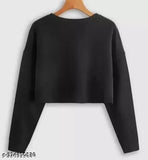 Classic cotton-blend tunics for women, long sleeves, printed net design, biowash fabric, comfortable and stylish